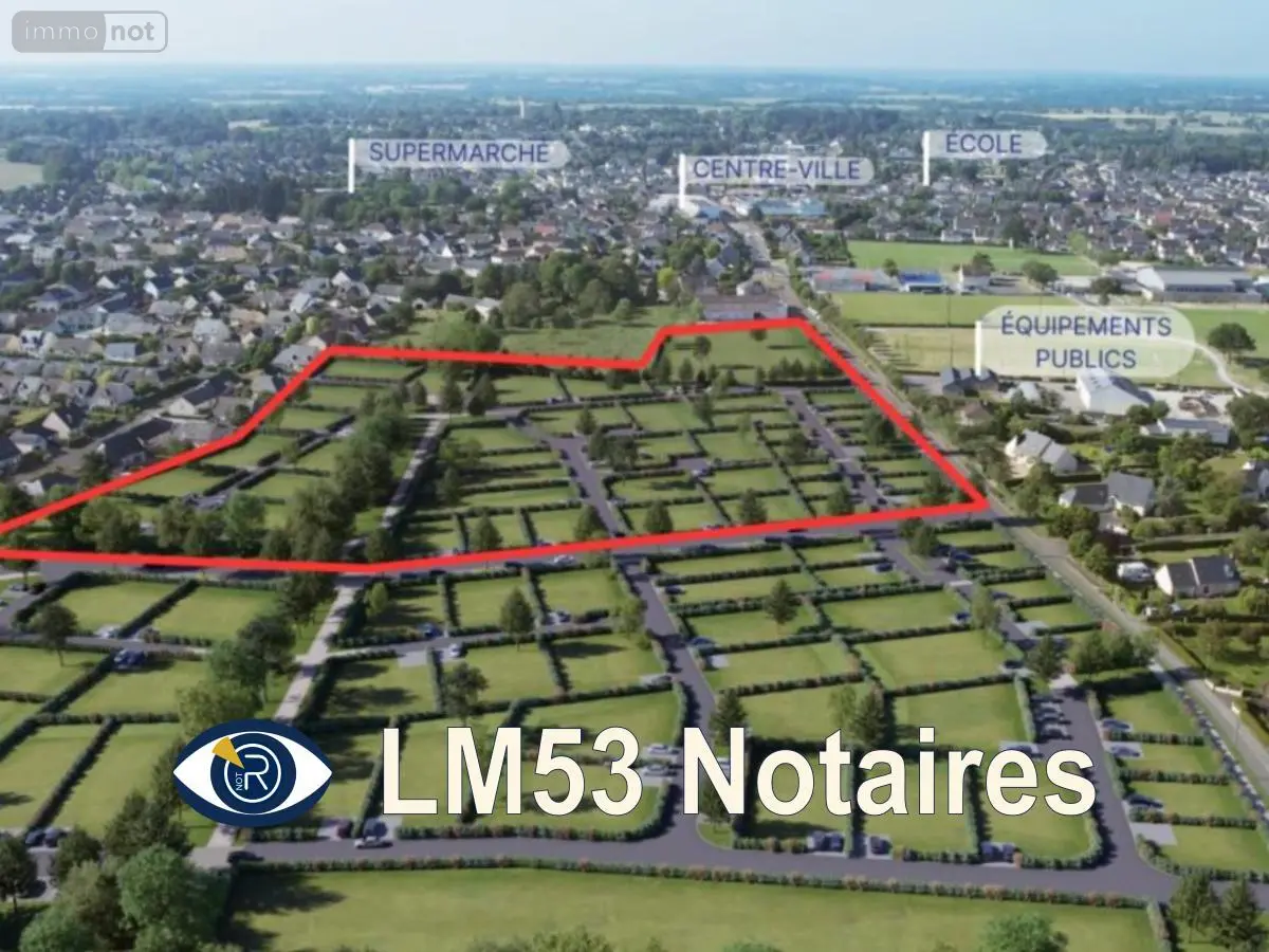 Terrain a batir a vendre Bonchamp-lès-Laval 53960 Mayenne 53 137 euros 53004-1158 001