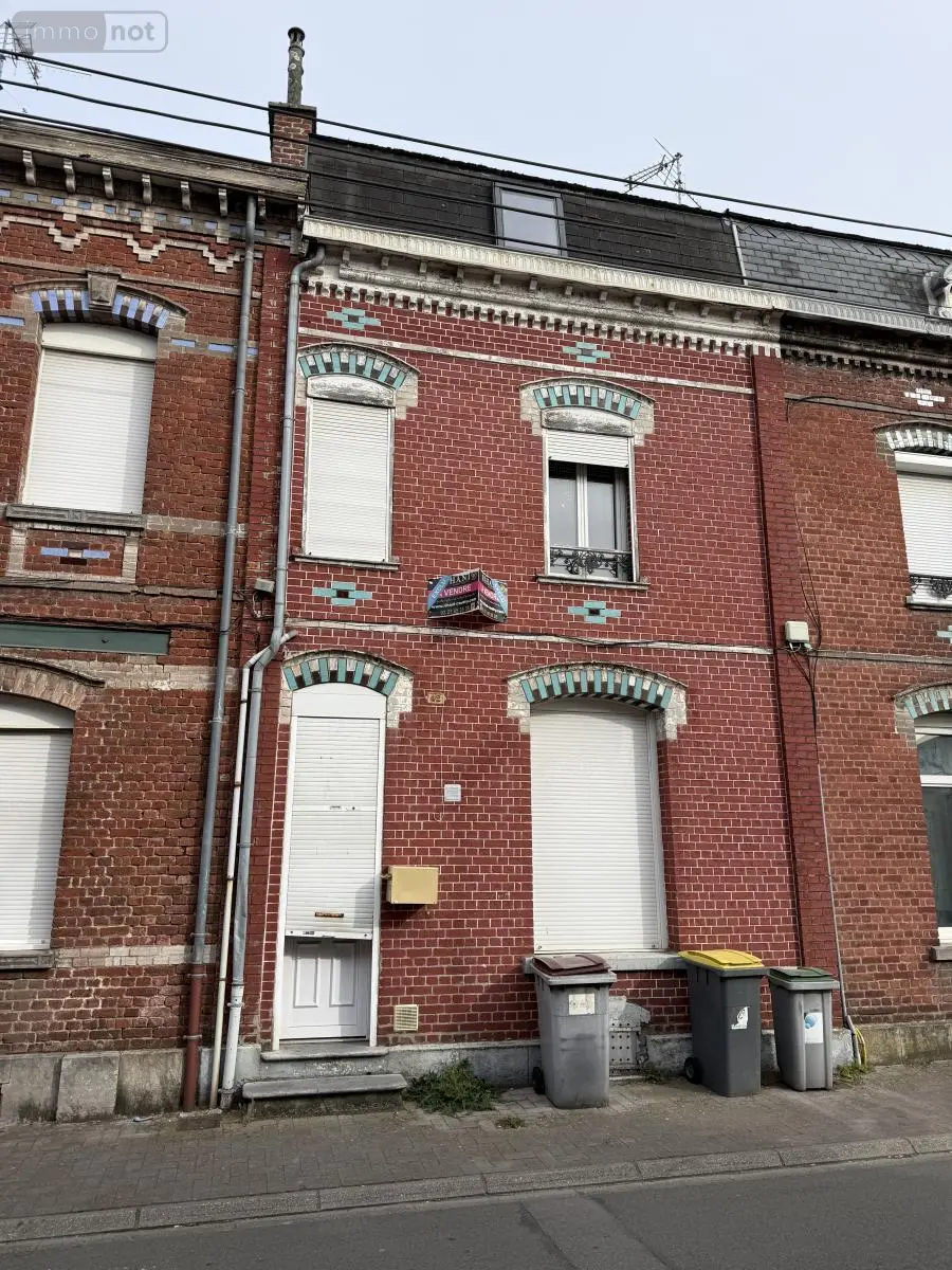 Maison a vendre Caudry 59540 Nord 59 77 m2 6 pièces 58000 euros 59191-6167 001