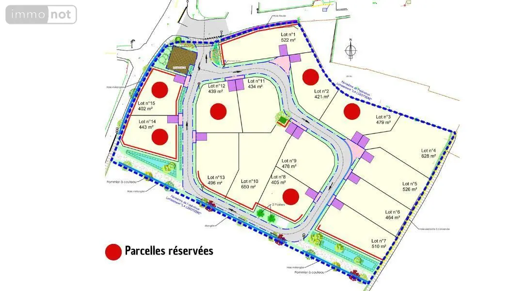 Terrain a batir a vendre Villedieu-les-Poêles-Rouffigny 50800 Manche 50 32160 euros 50038-2591 001