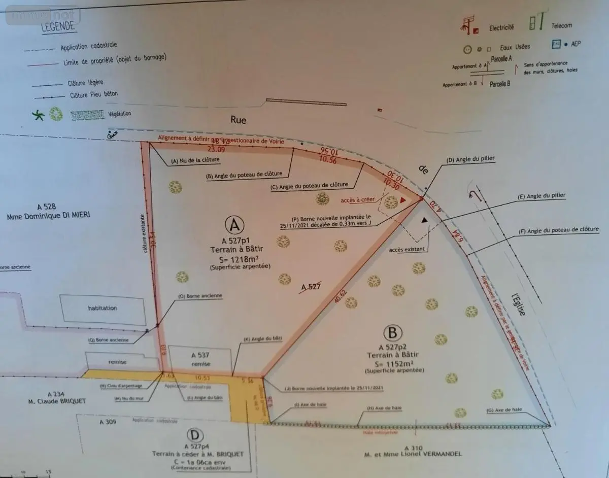 Terrain a batir a vendre Le Bec-Thomas 27370 Eure 27 55000 euros 27061-1190 001