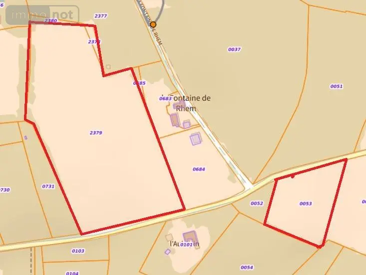 Terrains de loisirs bois etangs a vendre Cérans-Foulletourte 72330 Sarthe 72 39600 euros 72042-542 001