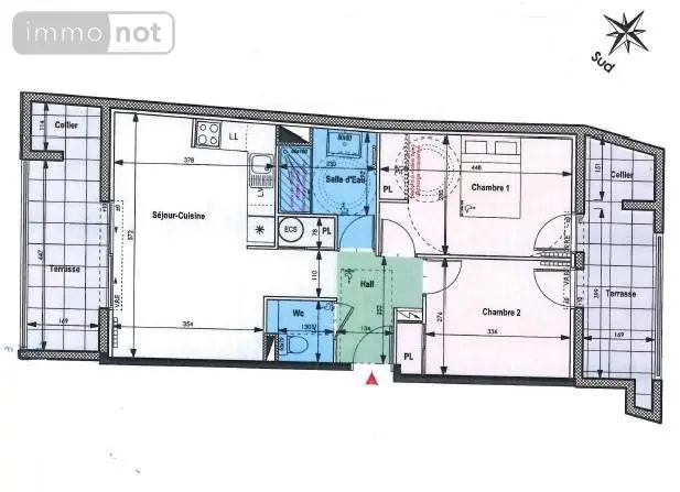 Appartement a vendre Clermont-l'Hérault 34800 Hérault 34 57 m2 3 pièces 188000 euros 34074-263 001