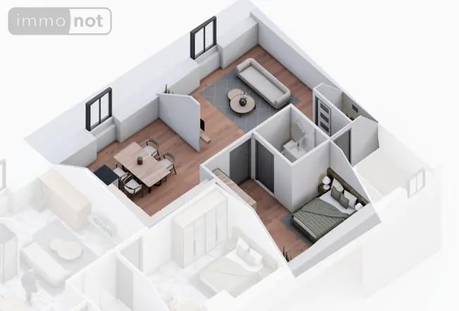 Appartement a vendre Laval 53000 Mayenne 53 42 m2 78600 euros 53005-2195 001