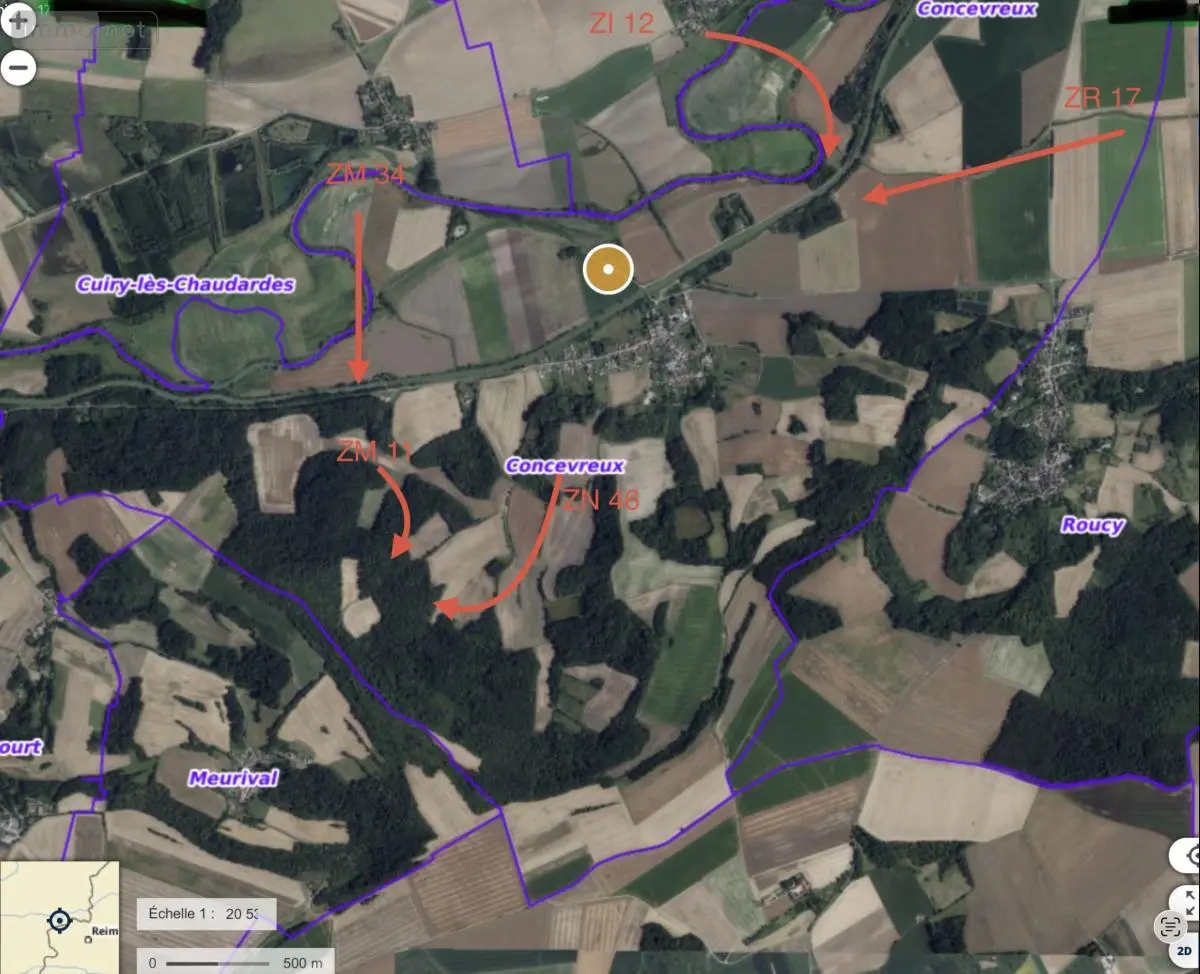 Terrains de loisirs bois etangs a vendre Concevreux 02160 Aisne 02 128400 euros 51066-2102 001