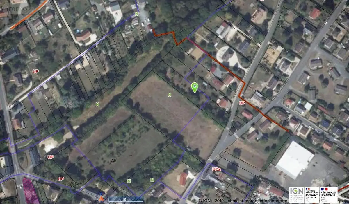 Terrain a batir a vendre Les Aix-d'Angillon 18220 Cher 18 37500 euros 18006-197 001