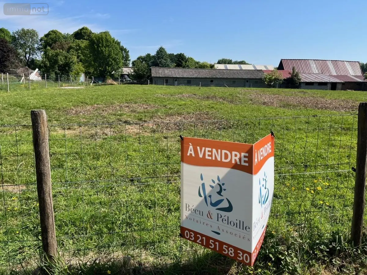 Terrain a batir a vendre Framecourt 62130 Pas-de-Calais 62 59800 euros 62001-1050 001