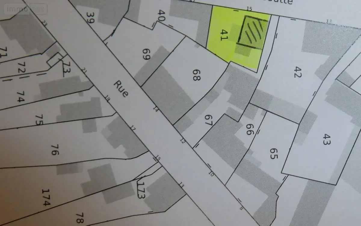 Terrain a batir a vendre Roisel 80240 Somme 80 10500 euros 80105-521 001