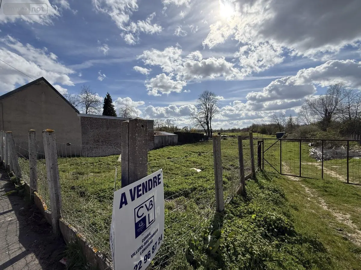 Terrain a batir a vendre Bonnay 80800 Somme 80 39000 euros 80121-2818 001