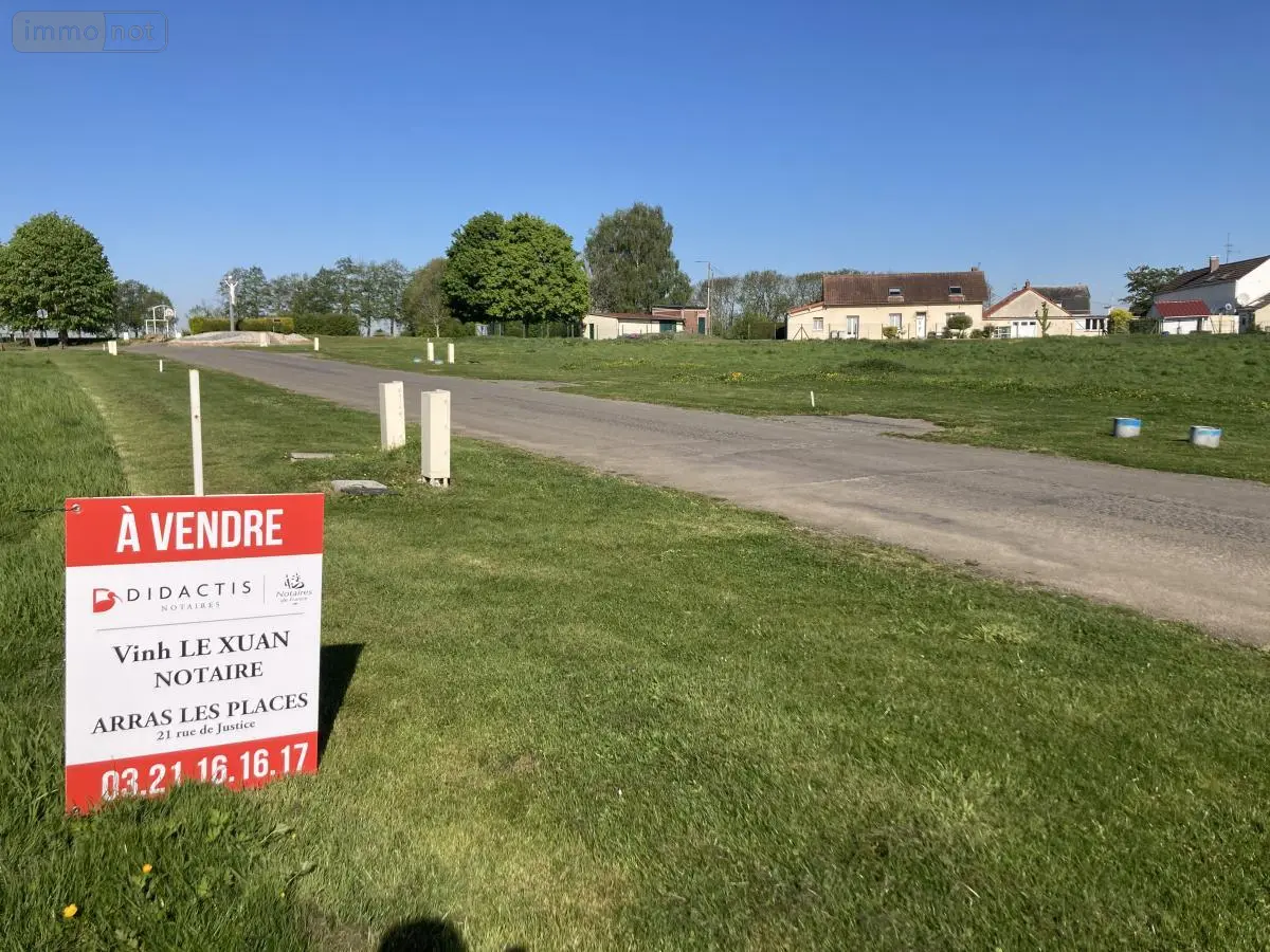 Terrain a batir a vendre Ervillers 62121 Pas-de-Calais 62 57100 euros D038-885 001