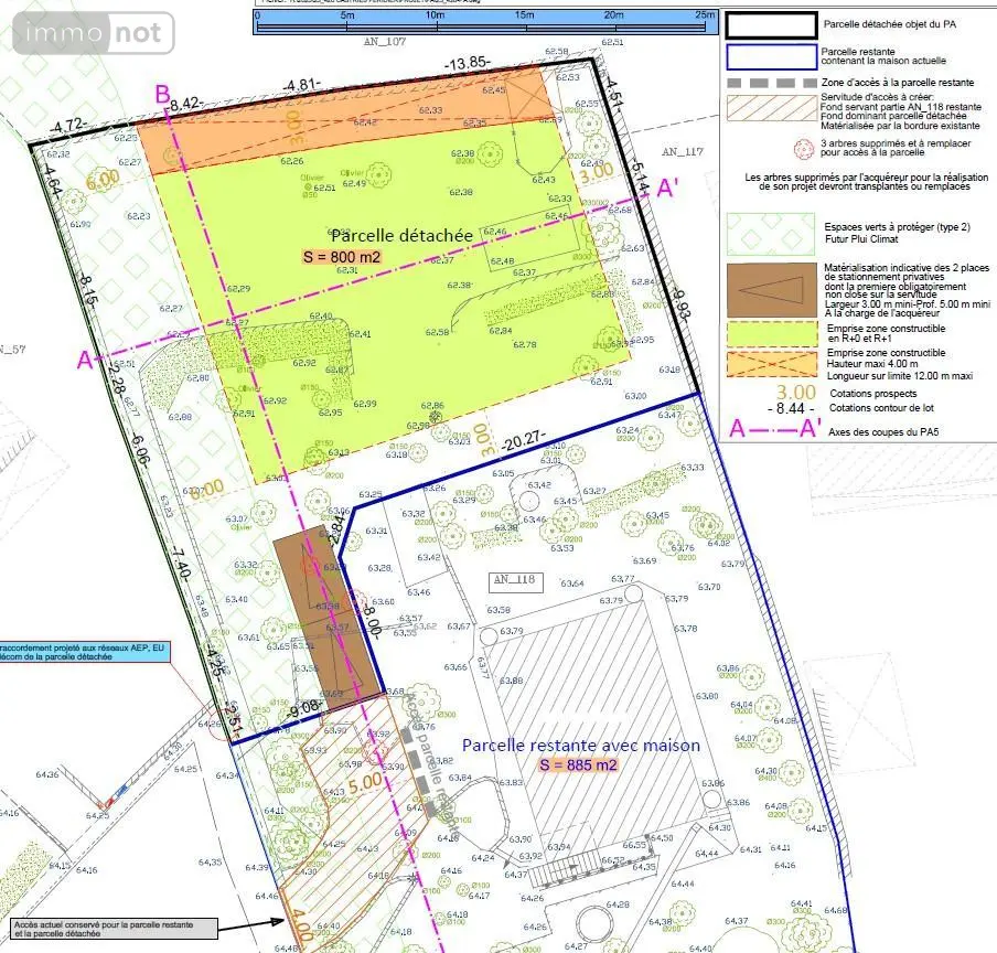 Terrain a batir a vendre Castries 34160 Hérault 34 359850 euros 34012-713 001