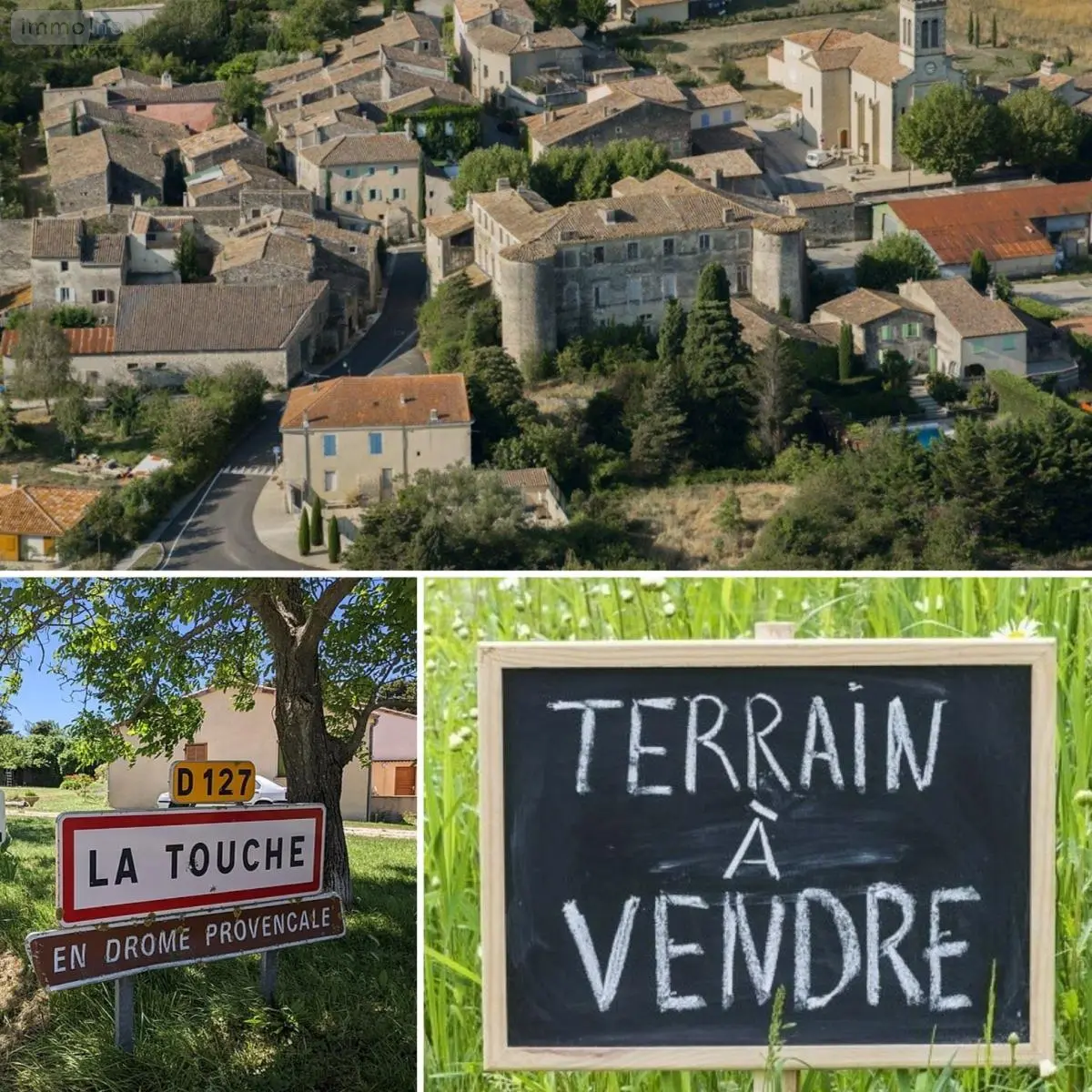 Terrain a batir a vendre La Touche 26160 Drôme 26 120702 euros 26060-522 001