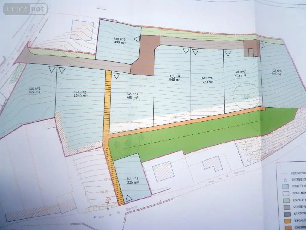 Terrain a batir a vendre Guémené-sur-Scorff 56160 Morbihan 56 30925 euros 56075-2009 001