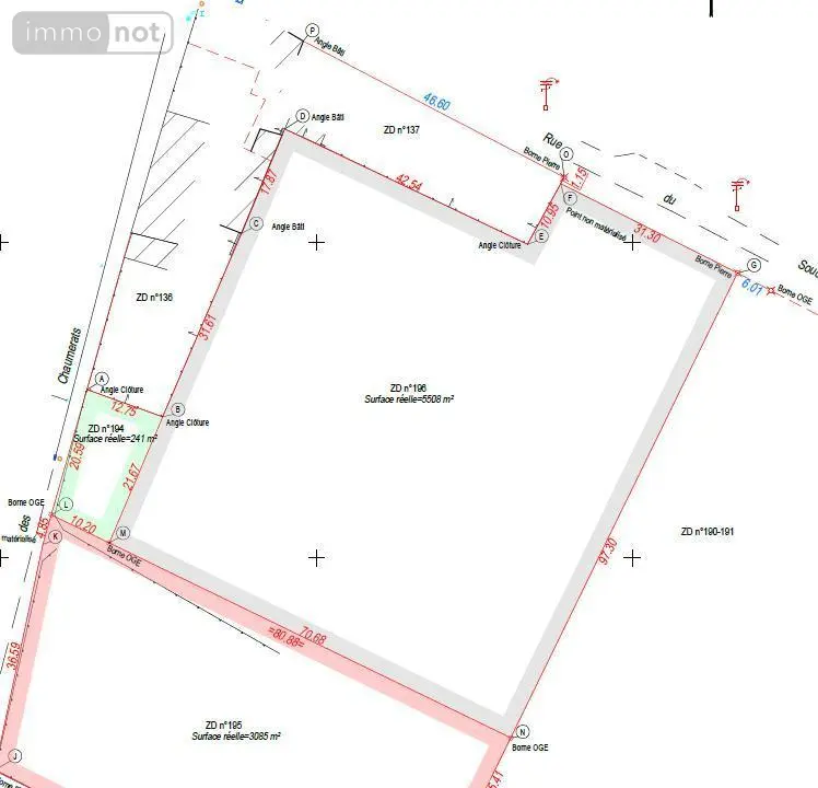 Terrain a batir a vendre Villevoques 45700 Loiret 45 90400 euros 45051-413 001