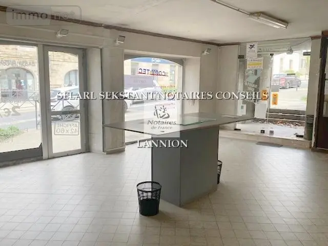 Fonds et murs commerciaux a vendre Lannion 22300 Côtes-d'Armor 22 146 m2 3 pièces 117500 euros 22086-1376 001