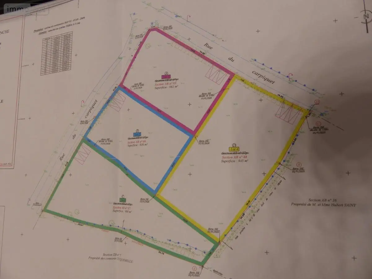 Terrain a batir a vendre La Haye 50250 Manche 50 50477 euros 50061-2953 001