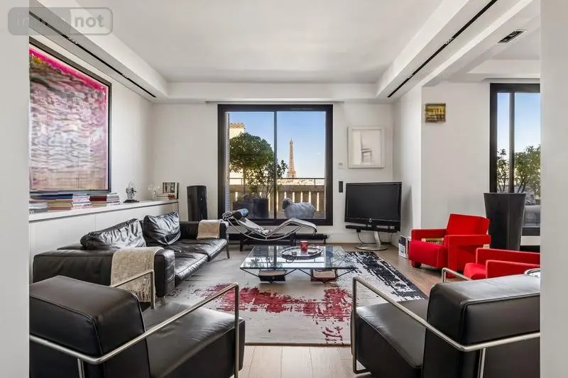 Appartement a vendre Paris 16e Arrondissement 75016 Paris 75 127 m2 4 pièces 2227400 euros 75194-107 001