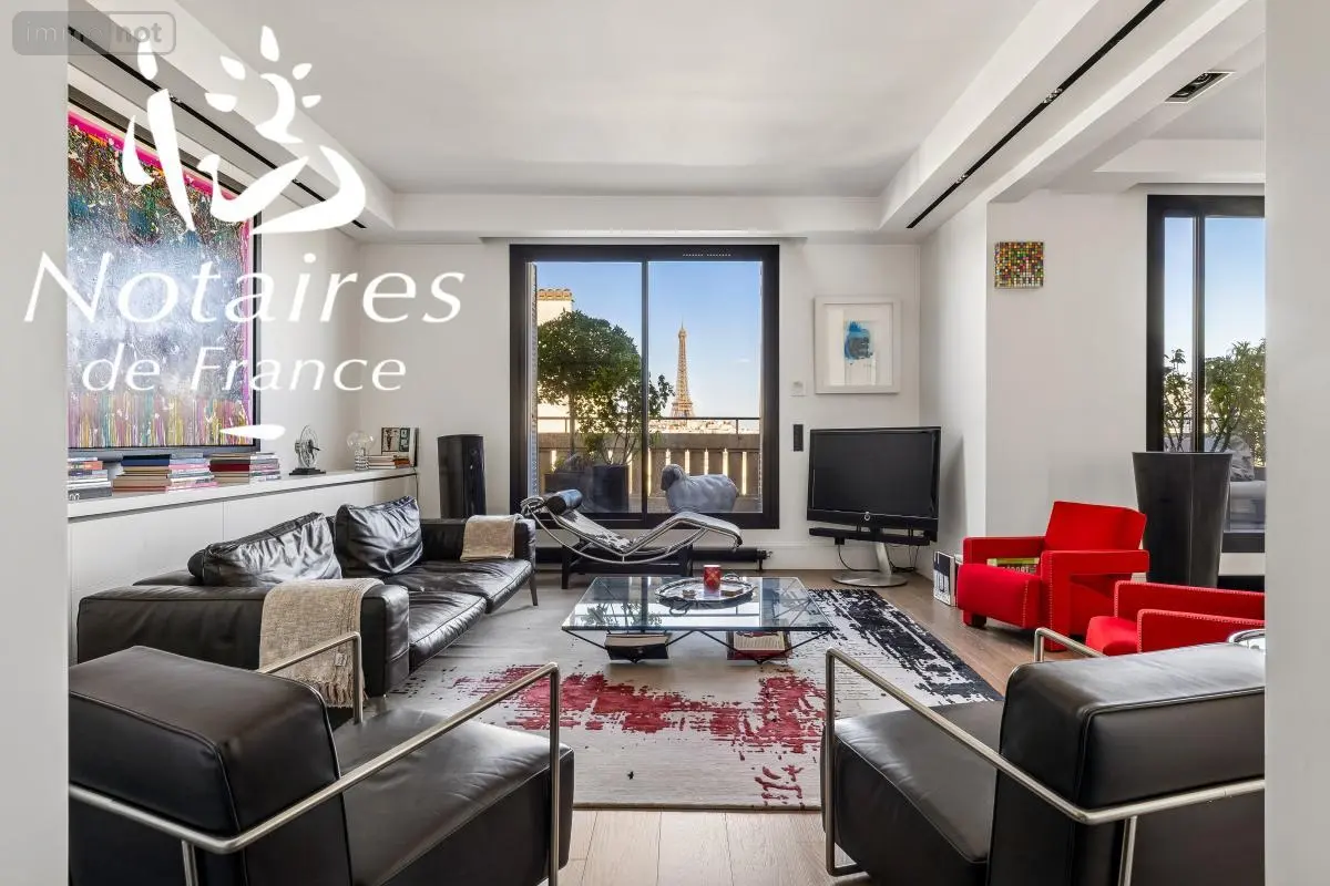 Appartement a vendre Paris 16e Arrondissement 75016 Paris 75 127 m2 4 pièces 2227400 euros 75194-107 001