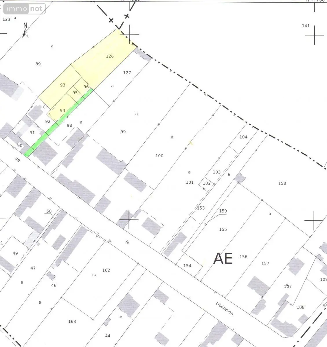 Terrain a batir a vendre Ronssoy 80740 Somme 80 36667 euros 80105-317 001