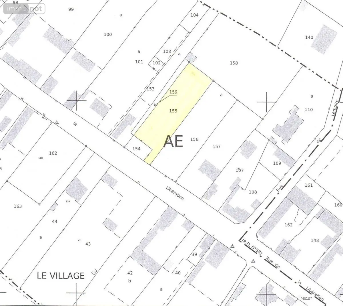 Terrain a batir a vendre Ronssoy 80740 Somme 80 27560 euros 80105-318 001