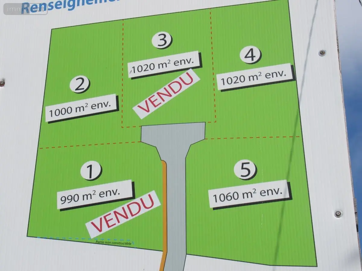 Terrain a batir a vendre Chevroux 01190 Ain 01 75000 euros 01018-411 001