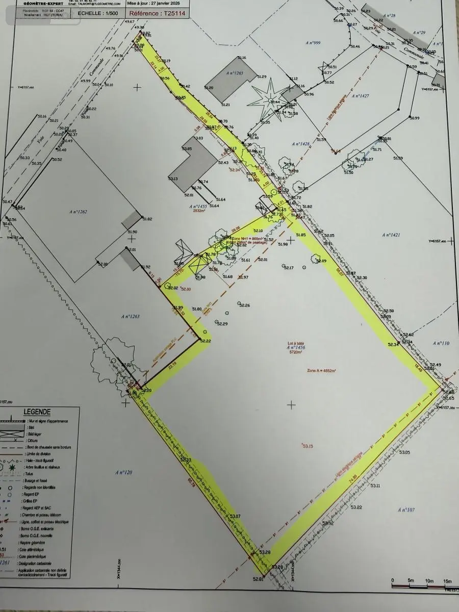 Terrain a batir a vendre Grosbreuil 85440 Vendée 85 105000 euros 85072-1137 001