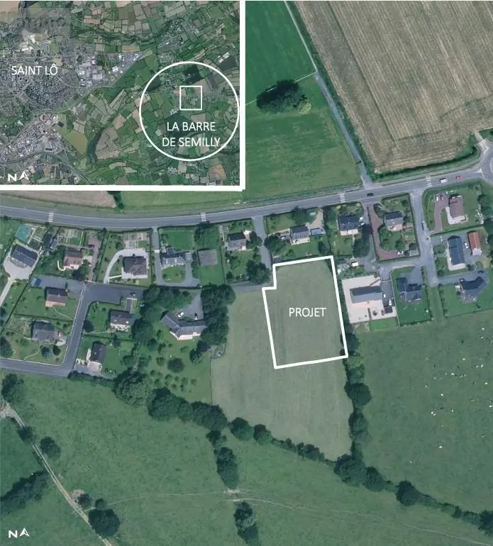 Terrain a batir a vendre La Barre-de-Semilly 50810 Manche 50 450 m2 63000 euros 50130/05 001