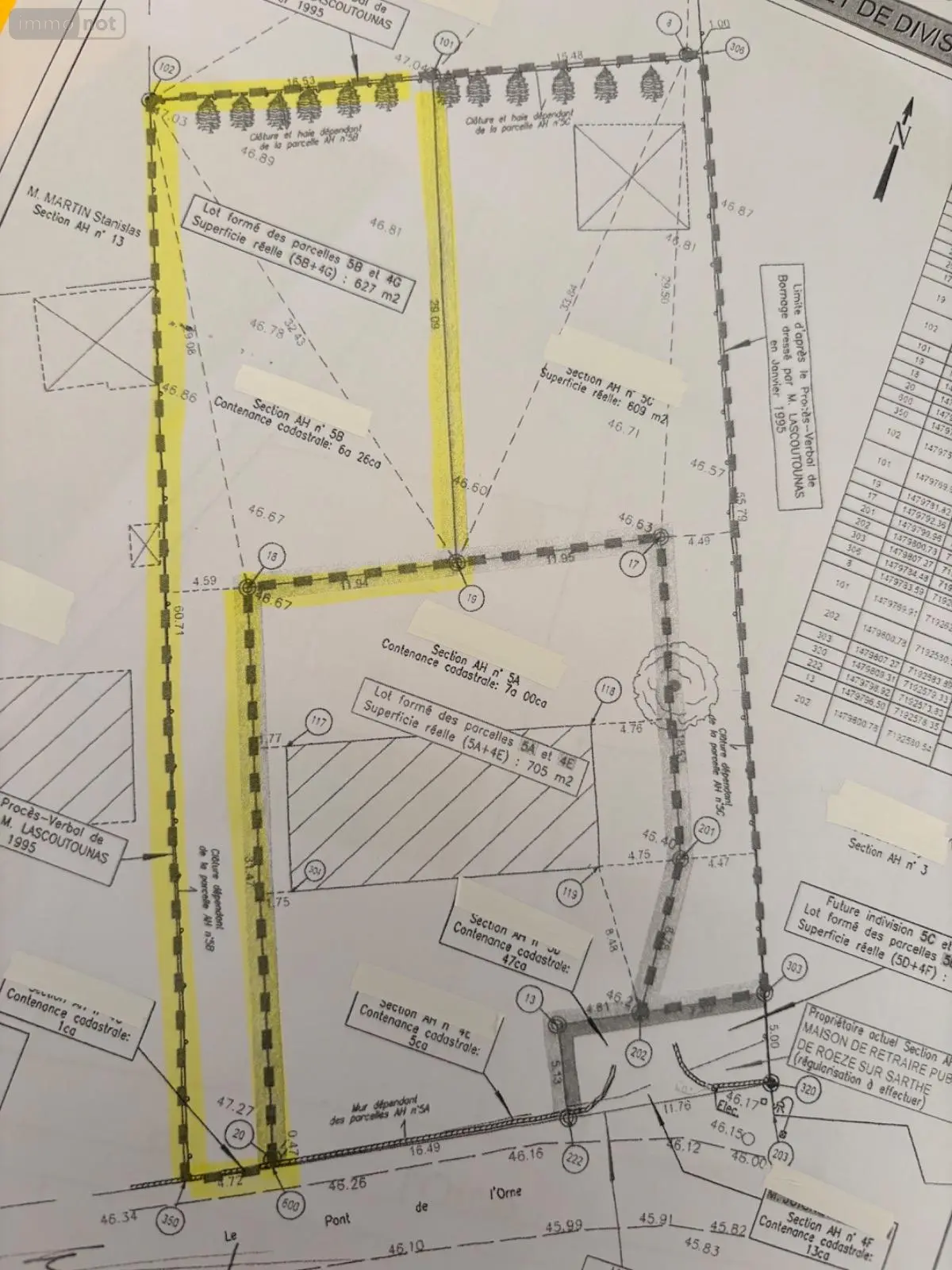 Terrain a batir a vendre Roëzé-sur-Sarthe 72210 Sarthe 72 39500 euros LMY/JU 001
