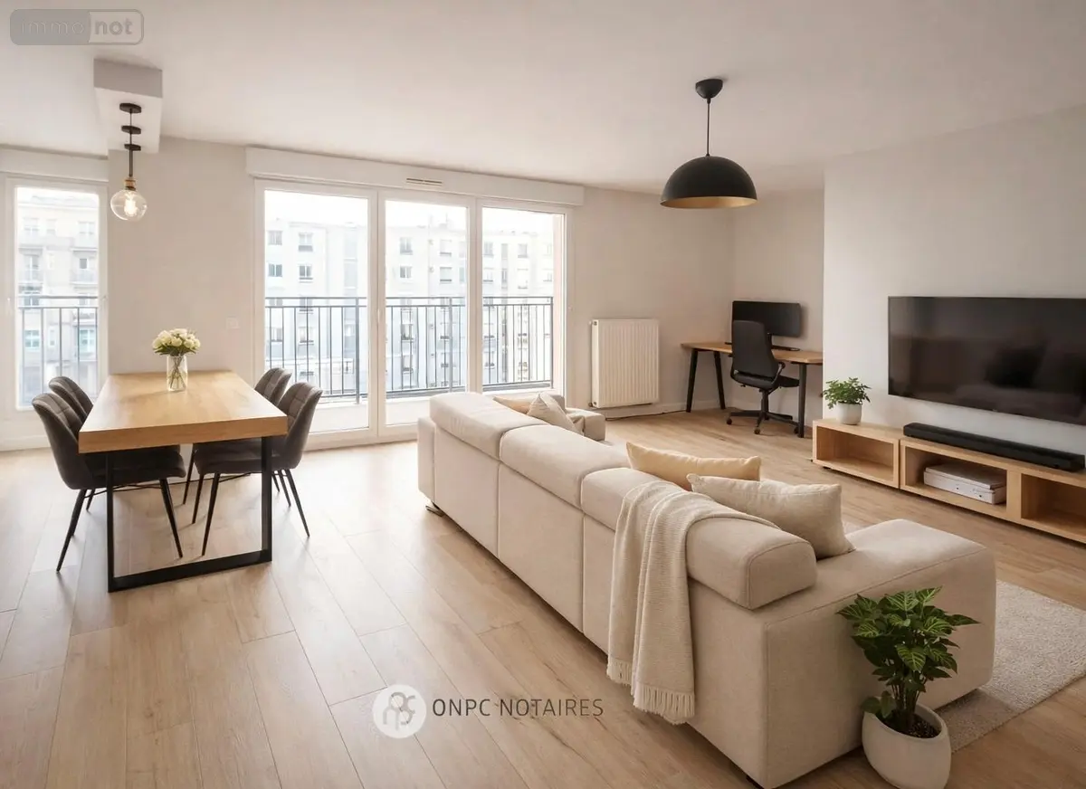 Appartement a vendre Villeurbanne 69100 Rhône 69 65 m2 3 pièces 285000 euros 10013 001