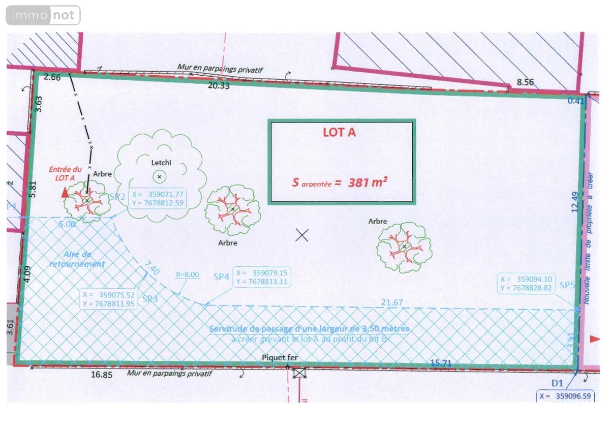 Terrain a batir a vendre Bras-Panon 97412 La Réunion 974 87000 euros achat_terrain_a_batir_com_97402_97412 001