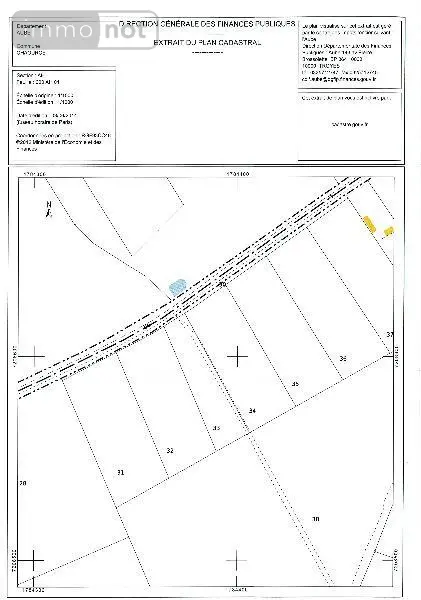 Terrain a batir a vendre Chaource 10210 Aube 10 42600 euros 10063/55 001