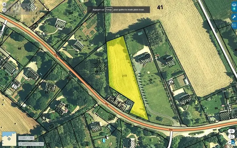 Terrain a batir a vendre Plougonven 29640 Finistère 29 68322 euros 086/521 001
