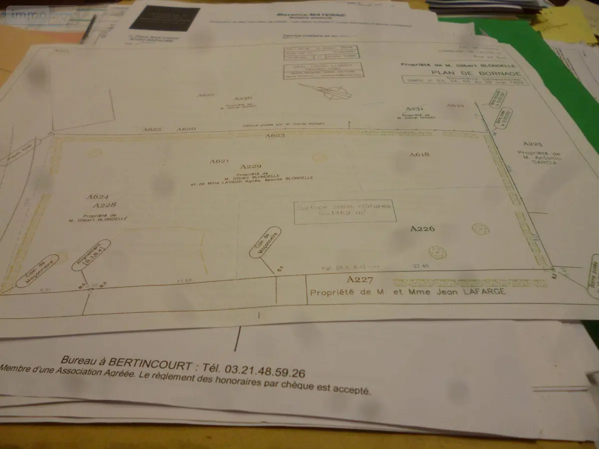 Terrain a batir a vendre Léchelle 62124 Pas-de-Calais 62 40280 euros 1/568 001