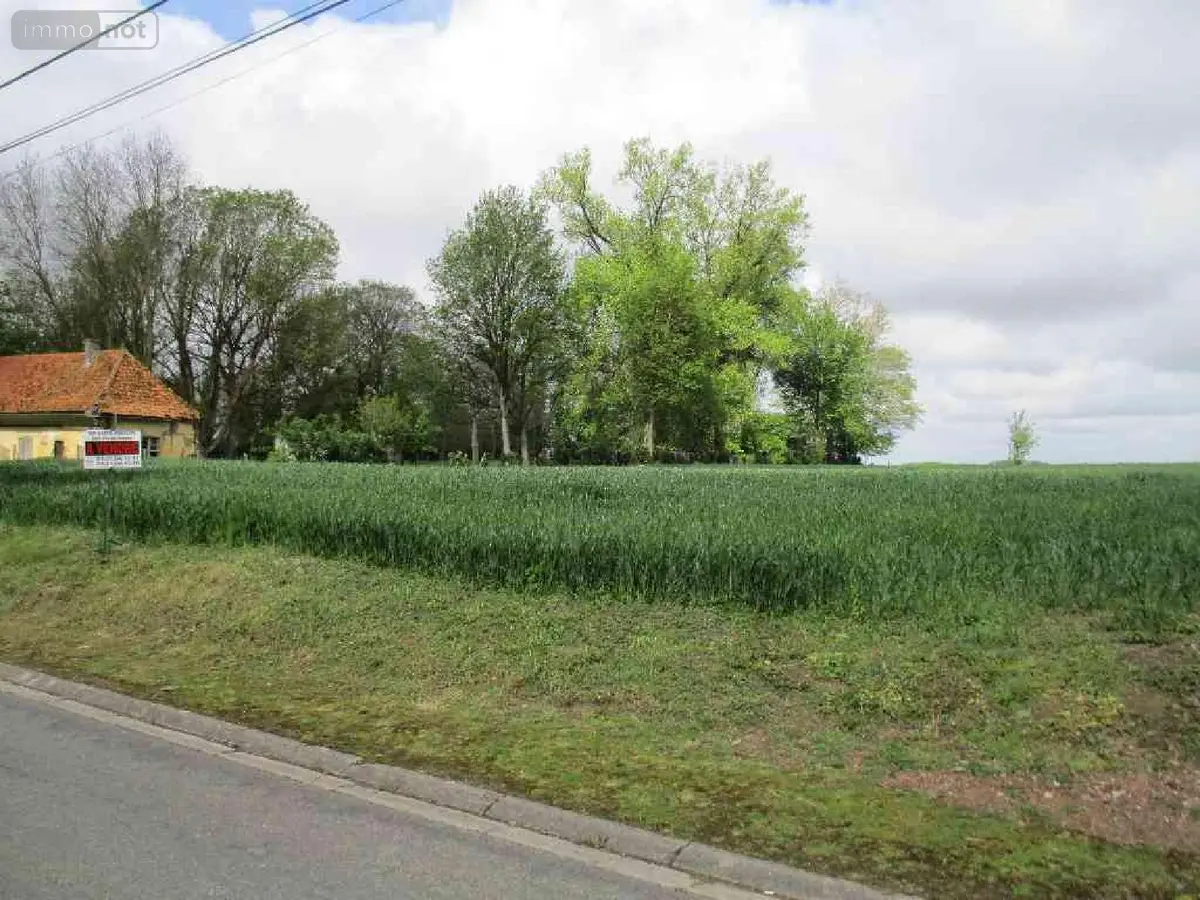 Terrain a batir a vendre Humières 62130 Pas-de-Calais 62 4577 m2 58136 euros 62112-TB00959 001