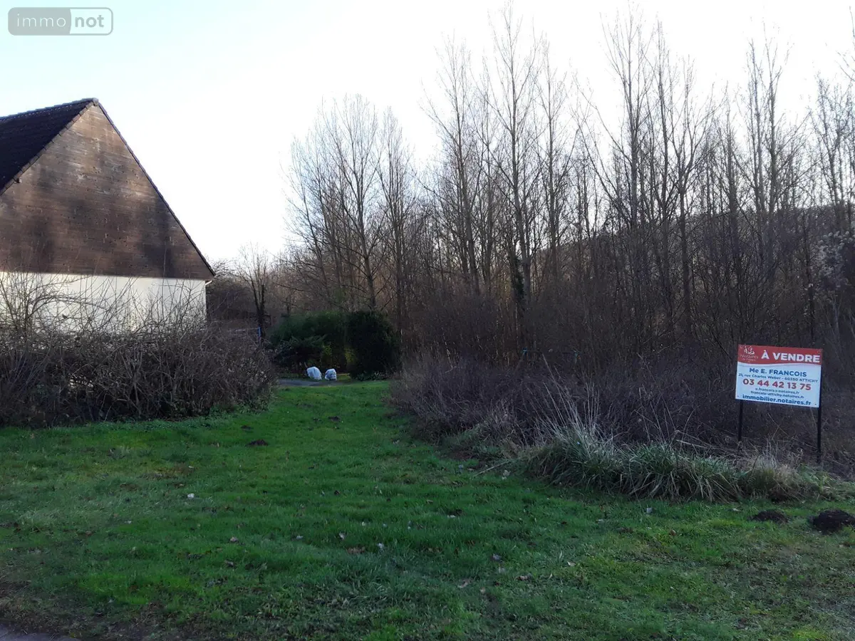 Terrain a batir a vendre Croutoy 60350 Oise 60 29000 euros 60056-111 001