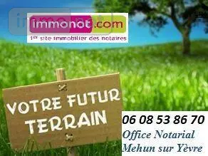 Terrain a batir a vendre Graçay 18310 Cher 18 2120 m2 16800 euros 142346G 001
