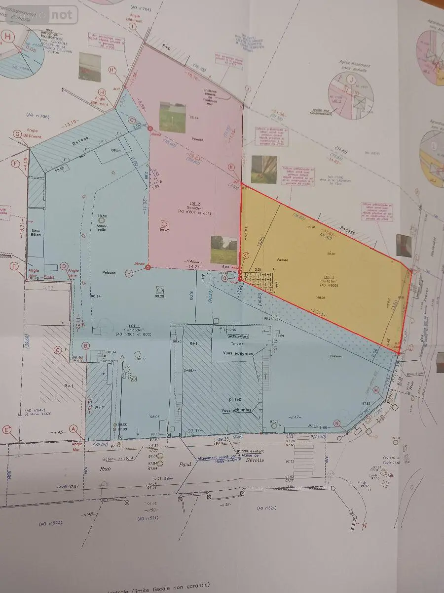 Terrain a batir a vendre Noisy-le-Grand 93160 Seine-Saint-Denis 93 395200 euros 10063/1174 001