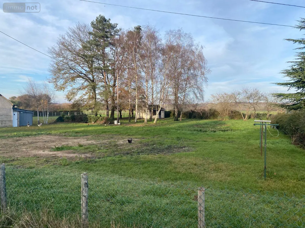 Terrain a batir a vendre Pouillé 41110 Loir-et-Cher 41 1899 m2 21500 euros 12101/1176 001