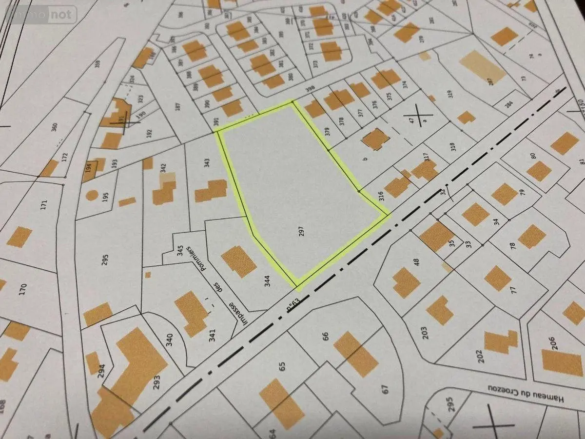 Terrain a batir a vendre Plogonnec 29180 Finistère 29 45900 euros TEBA/933 001