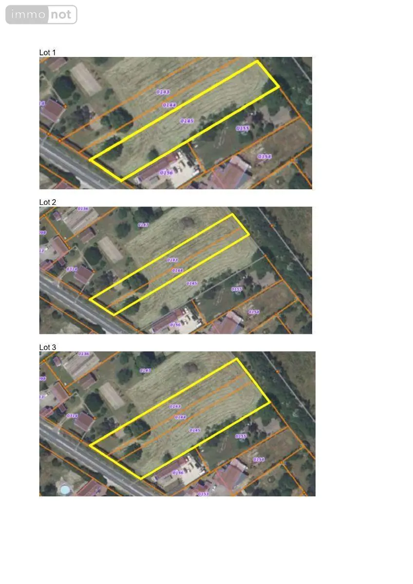 Terrain a batir a vendre Fléré-la-Rivière 36700 Indre 36 14800 euros 1041052 / 1 001