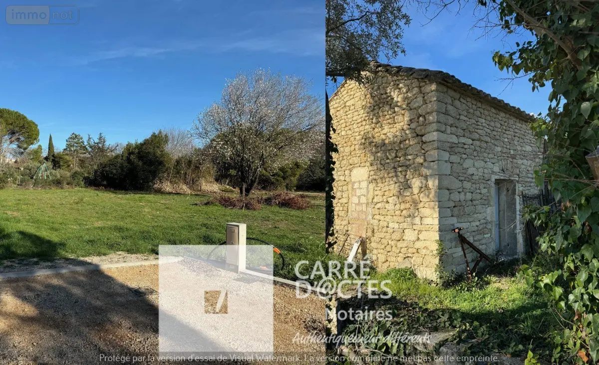 Terrain a batir a vendre Villevieille 30250 Gard 30 209000 euros 1002 771 A 001
