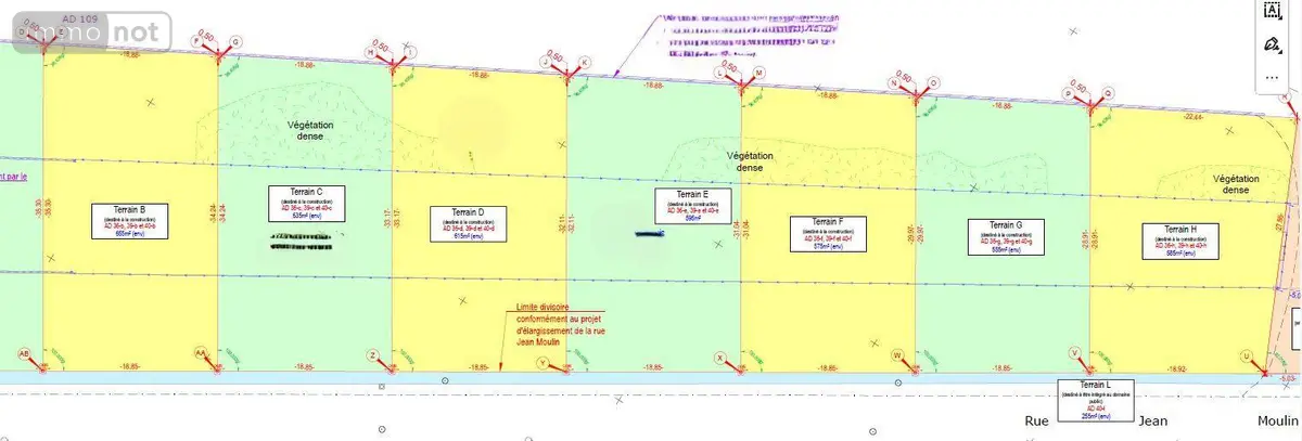 Terrain a batir a vendre Frignicourt 51300 Marne 51 650 m2 41800 euros 51081/821 001