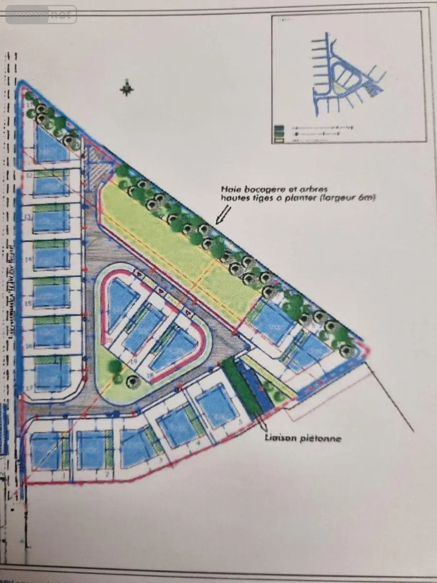 Terrain a batir a vendre Saint-Folquin 62370 Pas-de-Calais 62 500 m2 85200 euros TEBA00733 001