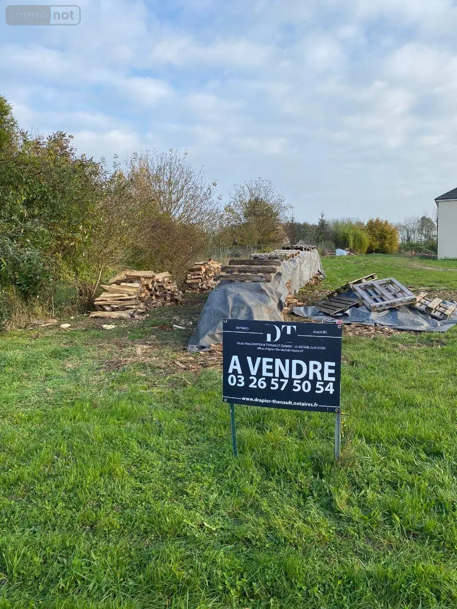 Terrain a batir a vendre Vouzy 51130 Marne 51 35700 euros 51029-489 001