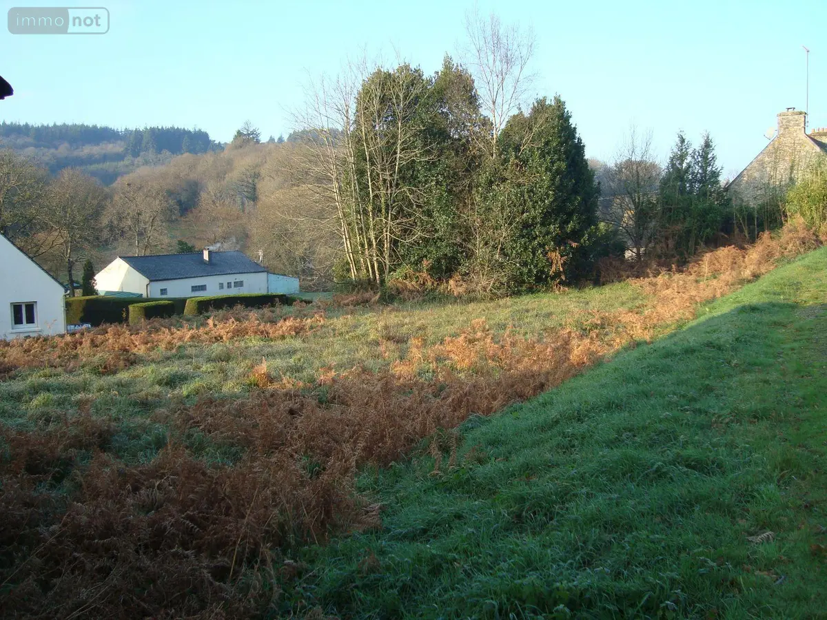 Terrain a batir a vendre Cléguérec 56480 Morbihan 56 12500 euros 063-360 001