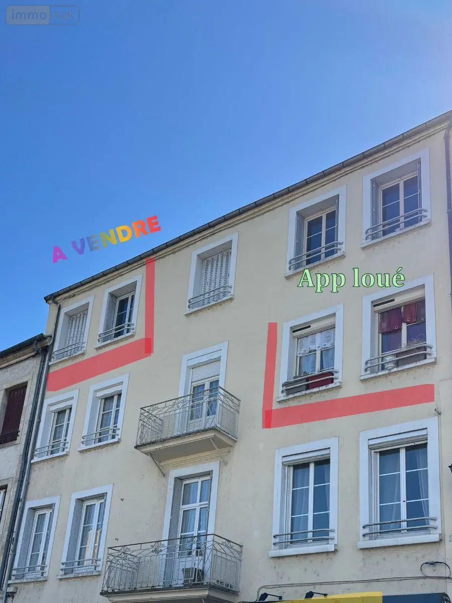 Appartement a vendre Saint-Amand-Montrond 18200 Cher 18 47 m2 2 pièces 53000 euros 18022/782 001