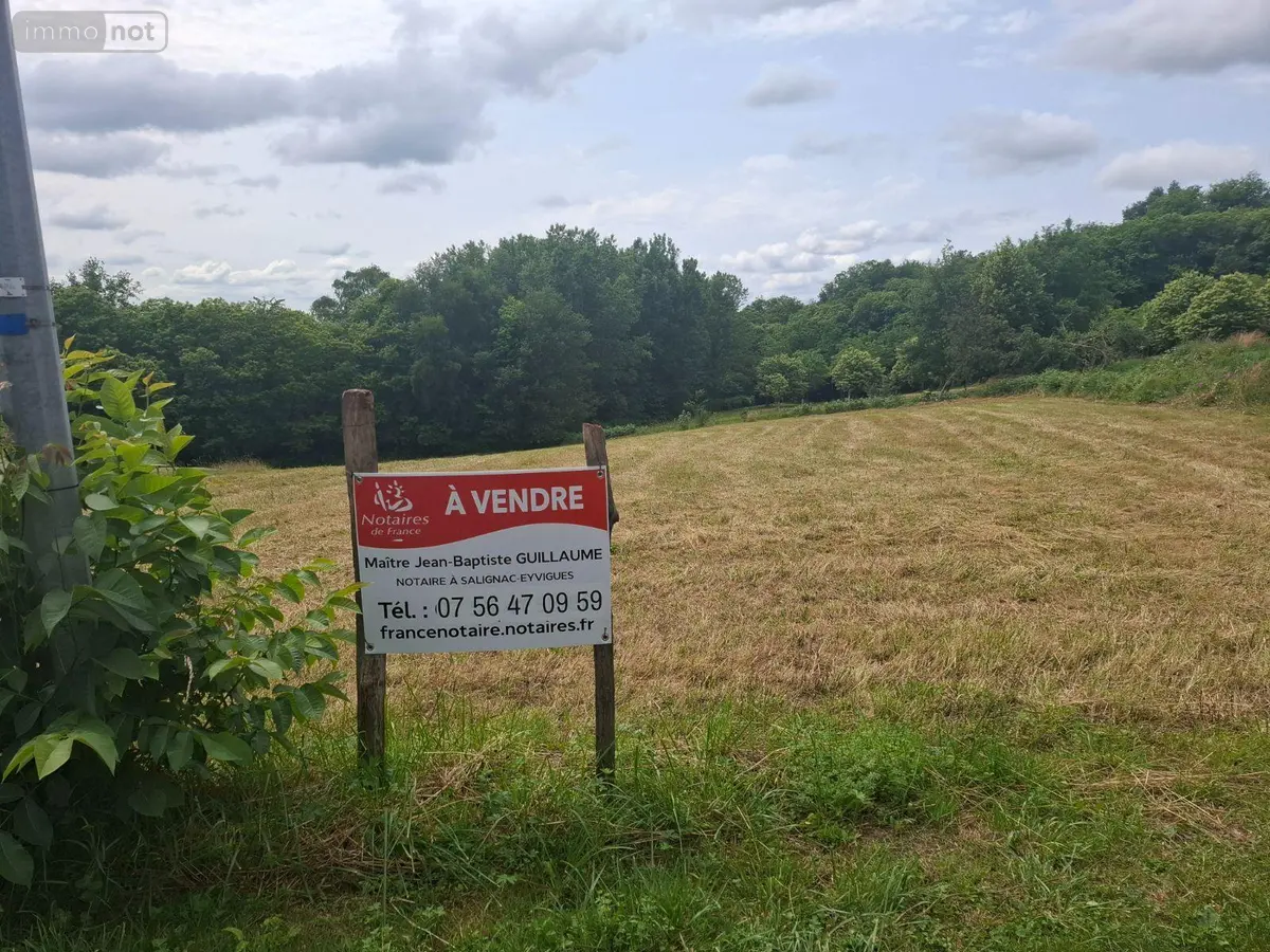 Terrain a batir a vendre Marcillac-Saint-Quentin 24200 Dordogne 24 1918 m2 42500 euros 18113/115 001