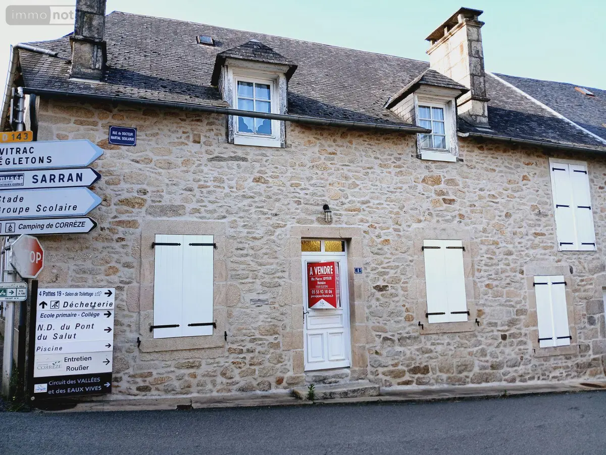 Maison a vendre Corrèze 19800 Corrèze 19 132 m2 8 pièces 89000 euros 10803/112 001