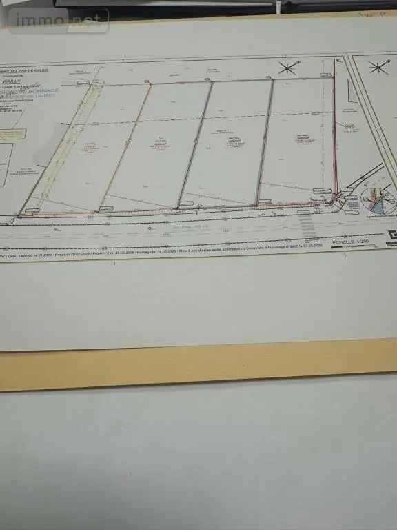 Terrain a batir a vendre Wailly 62217 Pas-de-Calais 62 580 m2 81840 euros 1/779 001