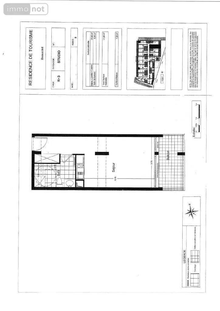 Appartement a vendre Beausoleil 06240 Alpes-Maritimes 06 31 m2 1 pièce 260000 euros 91063-9 001