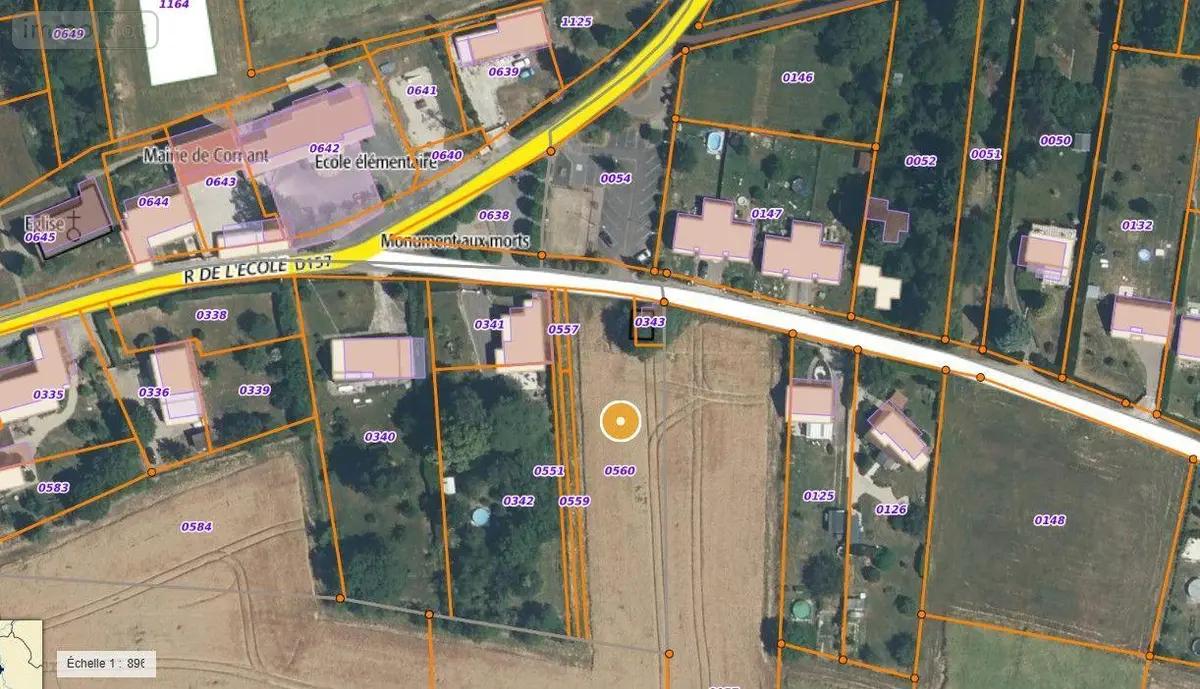 Terrain a batir a vendre Cornant 89500 Yonne 89 700 m2 63900 euros 1036102/6043 001
